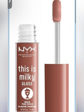 NYX This Is Milky Gloss Lip Gloss “Milk The Coco” | Vegan Hydrating Gloss NWT